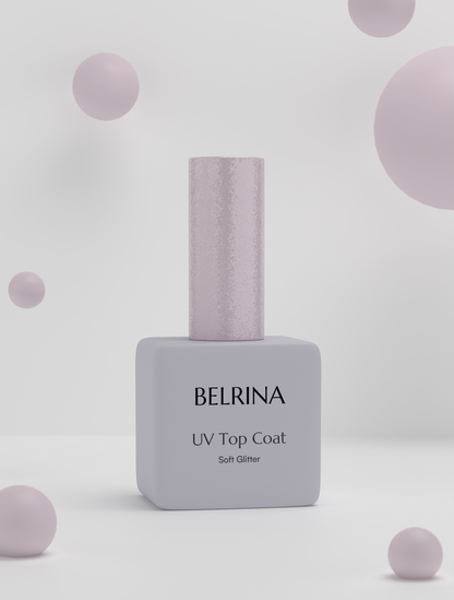UV Top Coat Glitter morbido