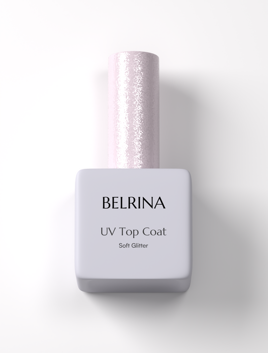 UV Top Coat Glitter morbido