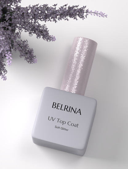UV Top Coat Glitter morbido